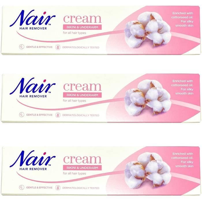 Crème Dépilatoire Bikini et Aisselles 90ml Choisissez la Quantité