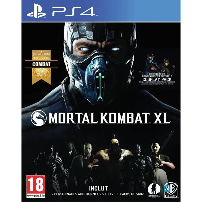 Mortal Kombat XL Edition Complète Jeu PS4