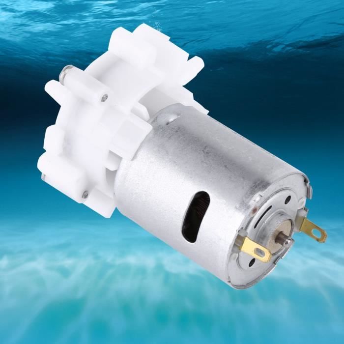 Pompe à engrenages à auto-amorçage DC 3-12V Mini, outil de pompage de l'eau de 3V ~ 12VDC utilisé pour l'aquarium, le bonsaï