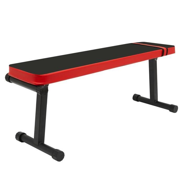 Banc de presse banc de musculation banc d'entraînement banc de fitness entraîneur abdominal banc plat pliable