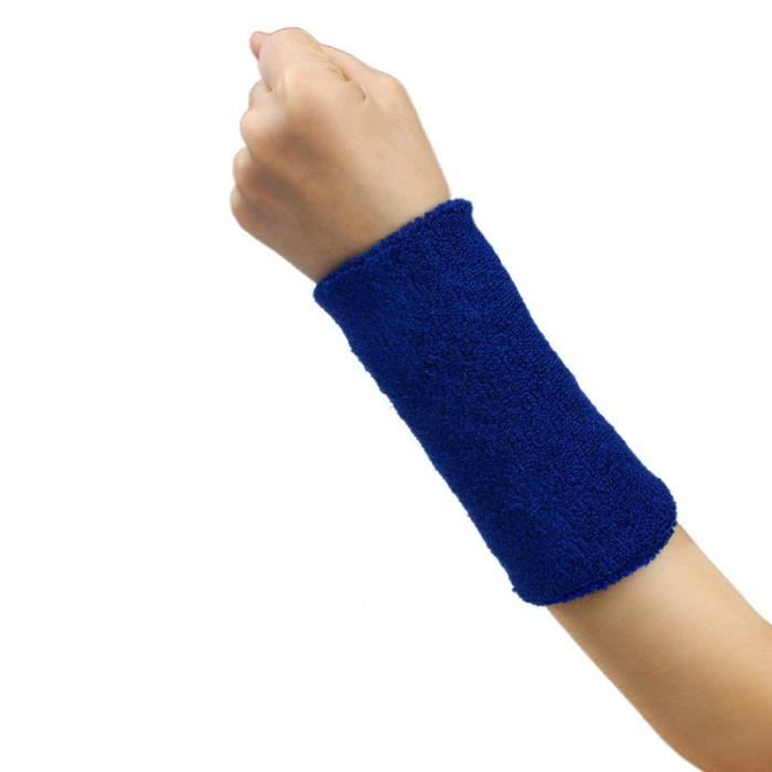 Bande de sueur Bandeau de poignet Bande de bras Basketball Tennis Gym Yoga BU yue444