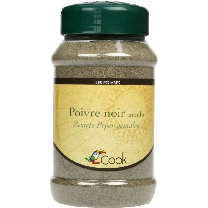 COOK - POIVRE NOIR MOULU 220 G