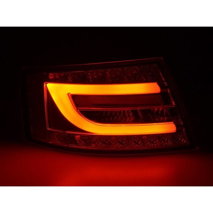Paire de feux arrière Audi a6 4F Berline 2004-2008 Chrome Led