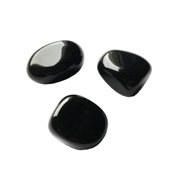 Pierre roulée Obsidienne noire