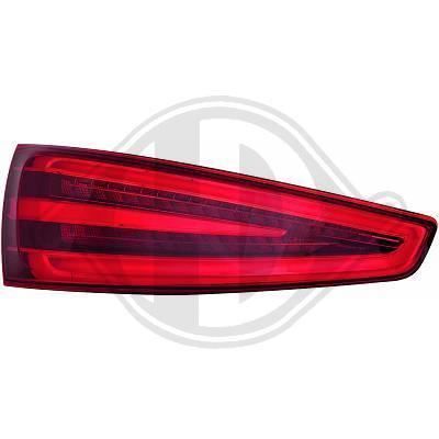 1065092 Feu arriere droit ( cote passager) pour AUDI Q3 de 2011 a 2015 Look Origine , partie interieur