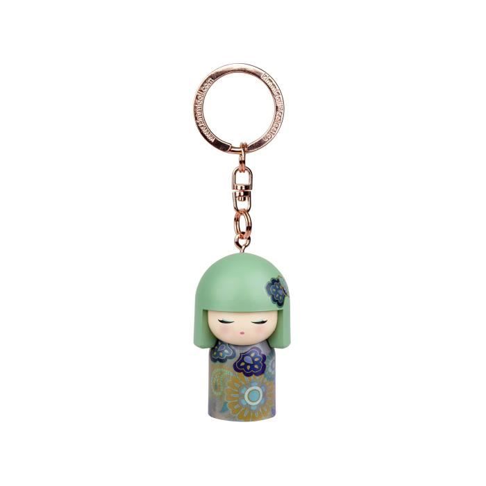 Porte clé Kokeshi Kimmidoll 5cm Mie - Prosperous VERSION ANGLAISE