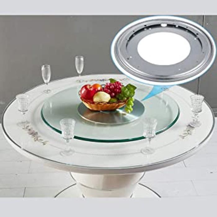 Rotation 12-Ou 300Mm Plateau Tournant 360 Degrés Tournant Pivotant Support Pour Table À Manger Roulement À Bille En Métal Rond Pla