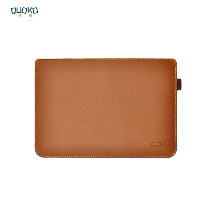 Sacoches & Housses Ordinateur,Pochette d'ordinateur ultra mince et ultra mince pour HuaWei MateBook - Type Marron-For MateBook D 14