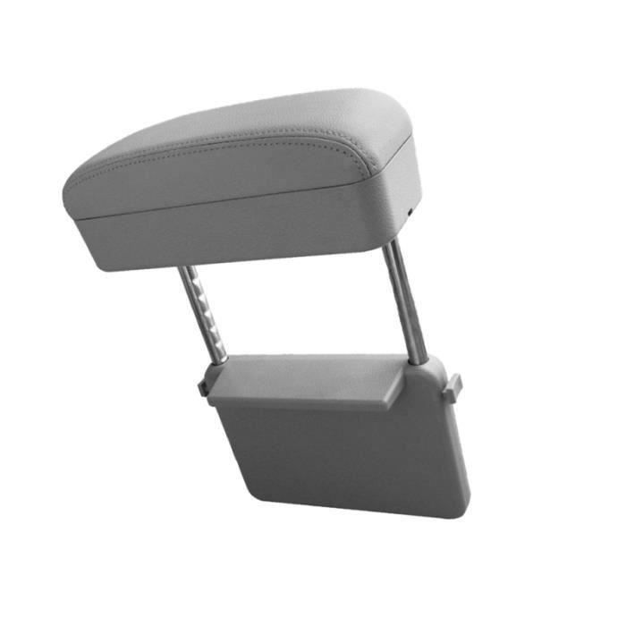 Universal Car Mounted Accoudoir Box Central Box Coude Support Pad Console De Voiture Centre Accoudoirs pour Voiture Gris