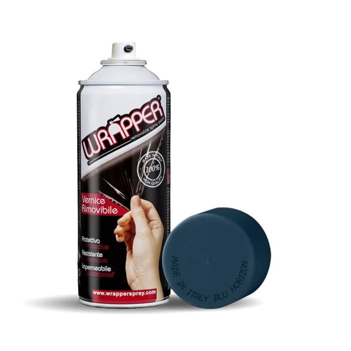 Wrapper Spray Peinture Amovible en Aérosol, Bleu Horizon