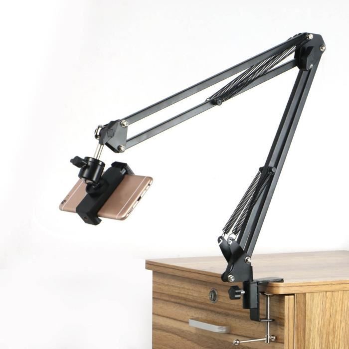 Bras de ciseaux de suspension Support de webcam Support de trépied de téléphone Support de caméra_f3