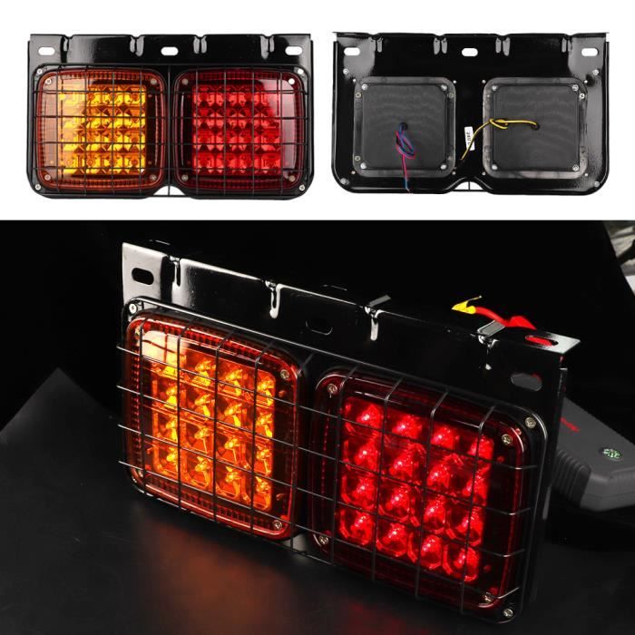 YOSOO Feu arrière indicateur LED Remorque camion LED arrière feu arrière clignotant étanche feux arrière remorque / camion