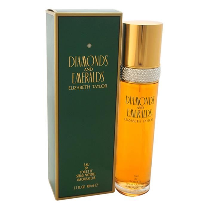 Diamonds and Emeralds by Elizabeth Taylor pour femme - 3,3 oz EDT Eau de toilette