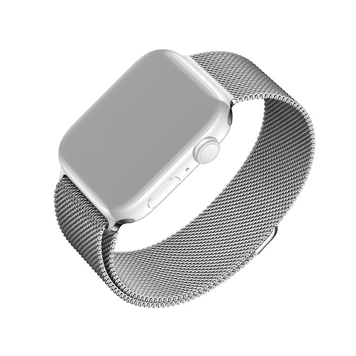 Bracelet en acier inoxydable FIXED Mesh pour Apple Watch 38-40-41 mm, argenté