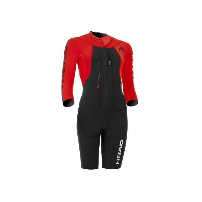 Combinaison courte femme Head Swimrun Rough 4.3.2 - black/pink - M
