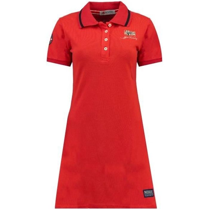Robe Femme Geographical Norway Katchetta Rouge