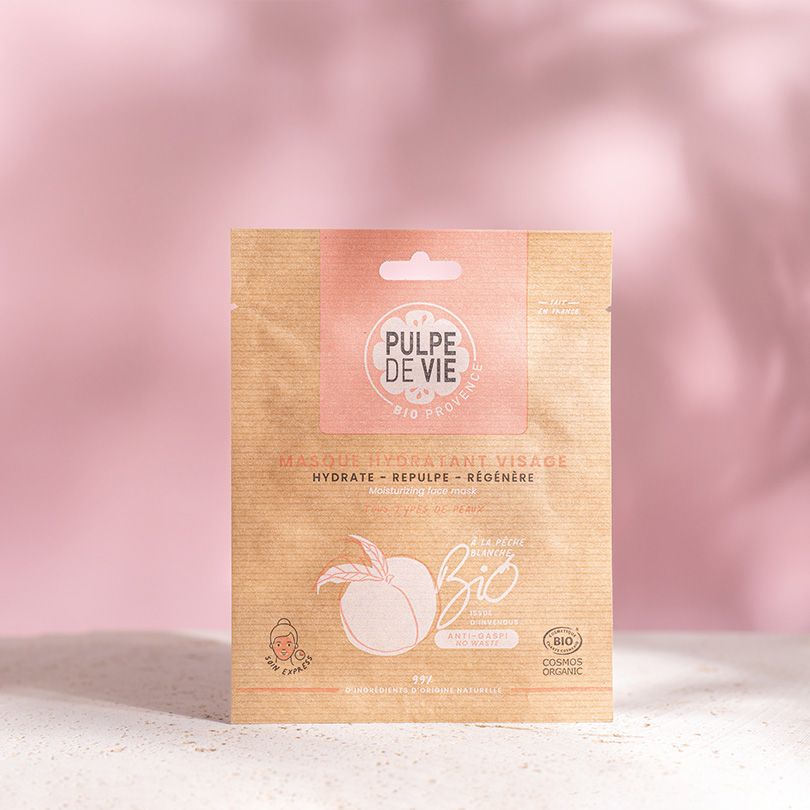 Pulpe de Vie SEX ON THE PEACH Masque tissu visage BIO 20ML