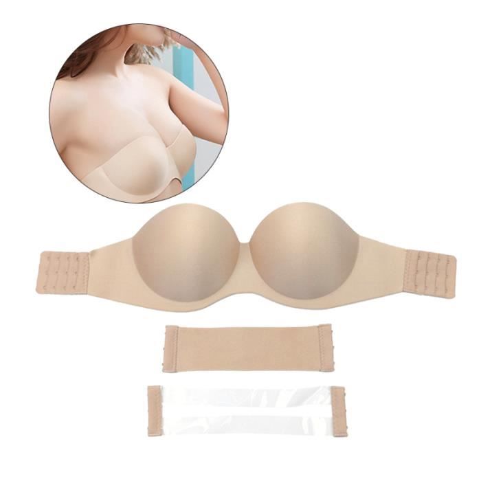 1PC soutien-gorge sans bretelles Invisible Sexy Durable rembourré couture SAC DE FRAPPE - PUNCHING BALL - POIRE DE BOXE