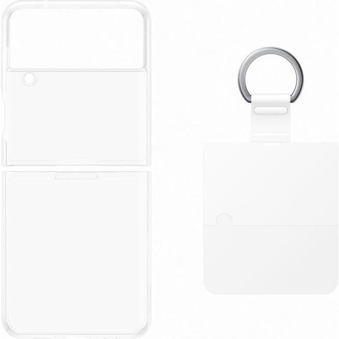 Coque transparente avec anneau SAMSUNG Galaxy Z Flip4