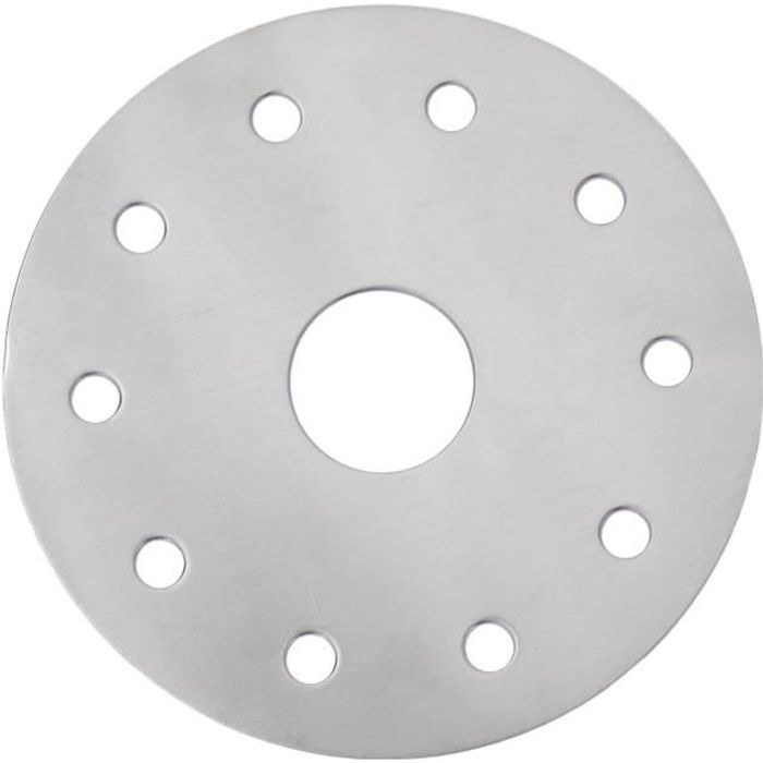 Tbest Disque de convertisseur à induction Diffuseur de chaleur Disque de convertisseur de table de cuisson à induction en acier