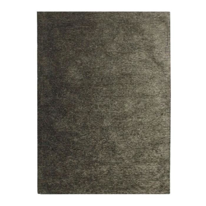 TAPIS INTENSE 120x170 chenille viscose taupe