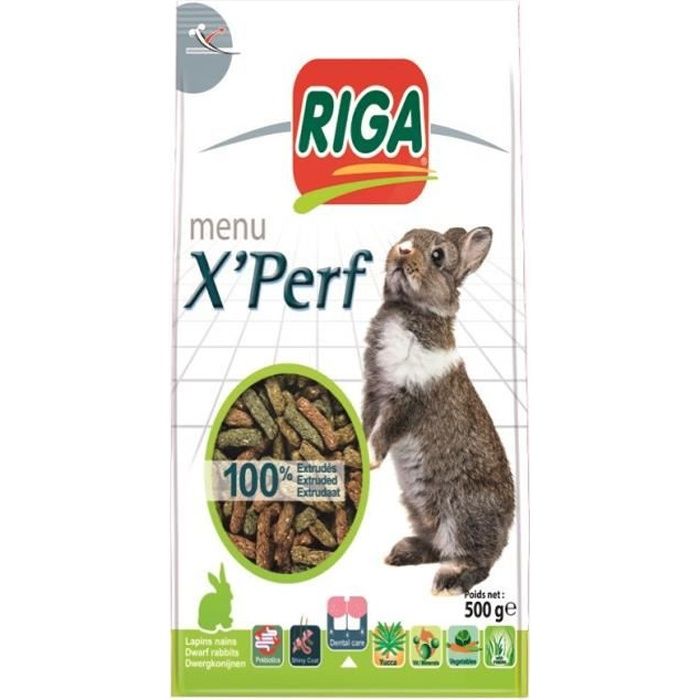 RIGA - X'PERF LAPINS NAINS STAND UP - 500 G