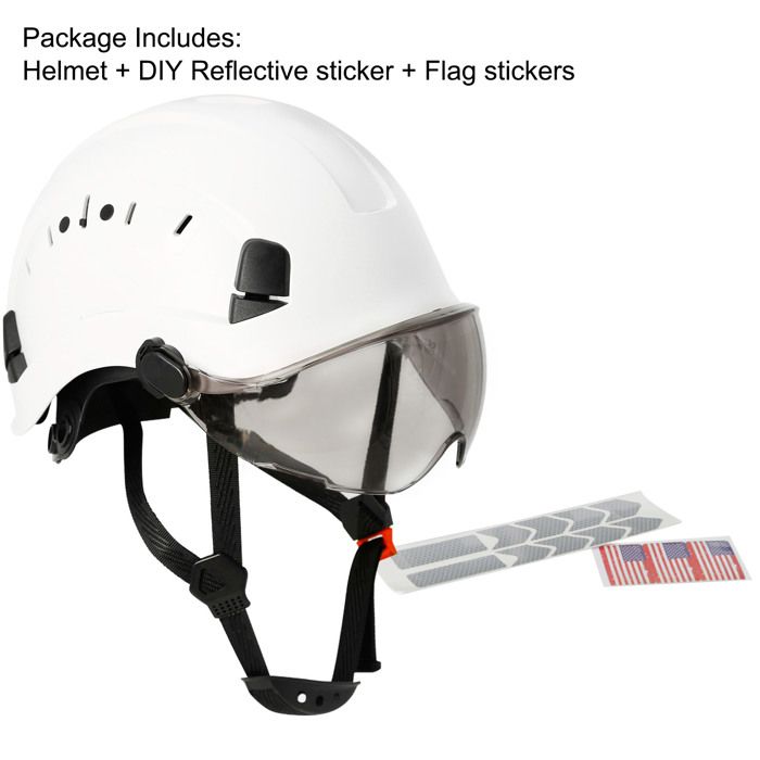 Casque de sécurité extérieur orange avec protection solaire et bouclier de cou, couverture complète pour casque - Chine Housse, pare-soleil