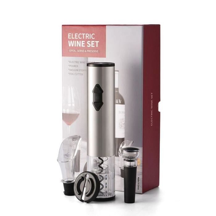 OUVRE-BOUTEILLE SANS EFFORT Pour Vin Avec Coupe-feuille Intégré Pour Rassemble EUR 9,95
