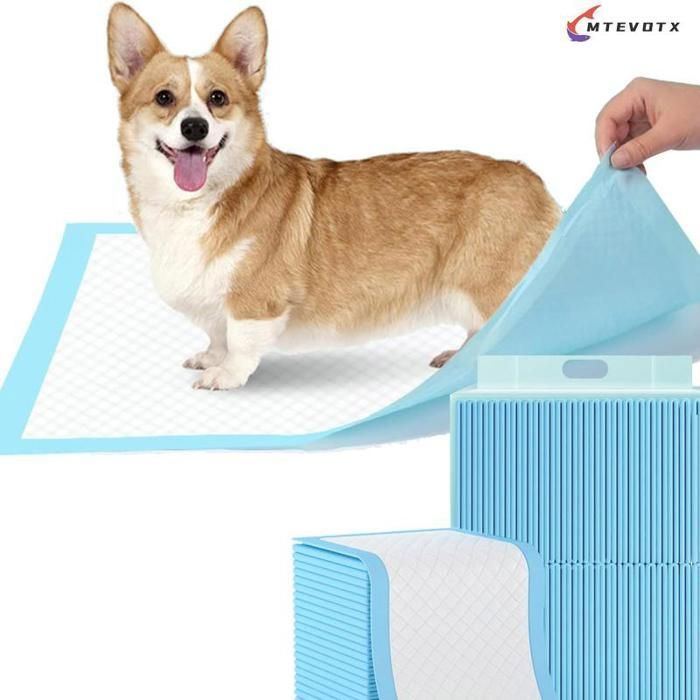 Comparer les prix de MTEVOTX Tapis éducateurs pour Chiot Apprentissage de la Propreté pour Chien et Chat Tapis Absorbant, maison de toilette pour Chien