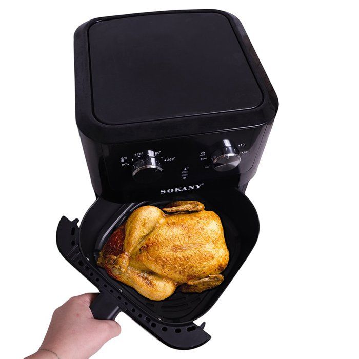 Friteuse Sans Huile 8L avec 6 Programmes - 2000W - Air Fryer Température Réglable  Friteuse 8L 1 tiroir sans huile - Ceka tech