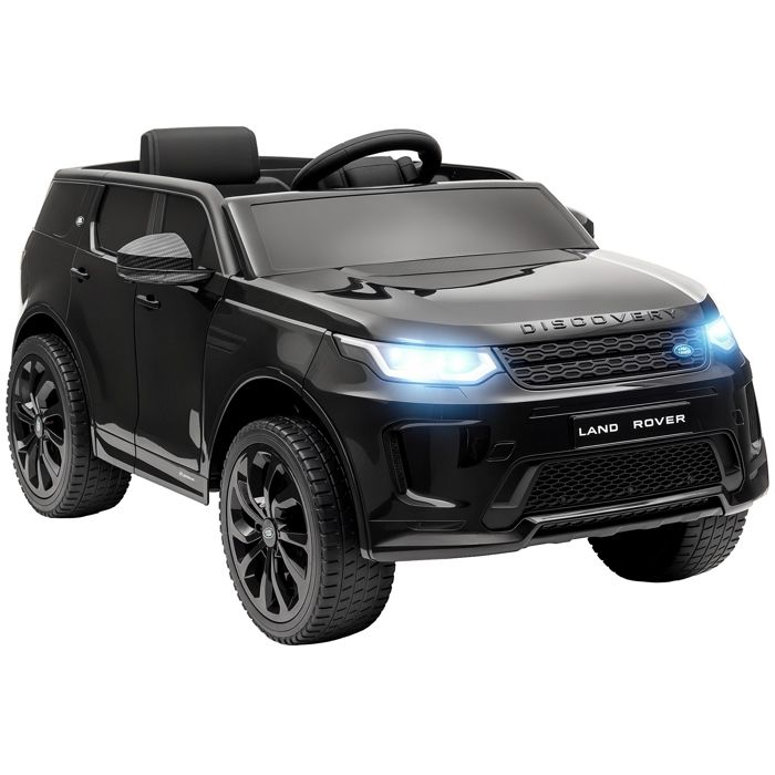Voiture électrique pour enfants Land Rover Discovery Sport - AIYAPLAY - 12V avec télécommande lumières LED pour 3-6 ans - noir