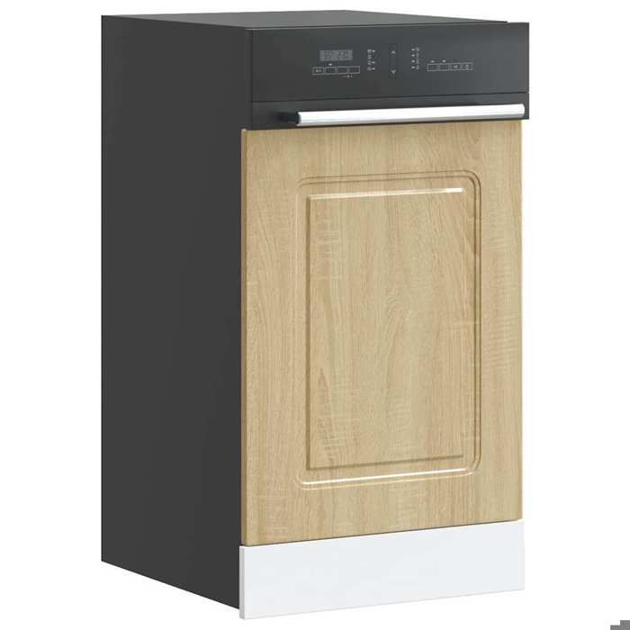 Façade De Porte Lave-vaisselle Lyon Blanc - 59,5x3x67 Cm, En Aggloméré, Pour Intégration Cuisine
