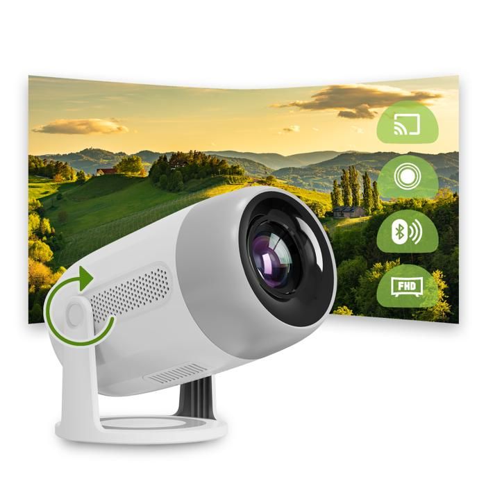 Vidéoprojecteur - KIANO - Vision 2 - Full HD 1920x1080 - Android 11 - 250 ANSI lumens