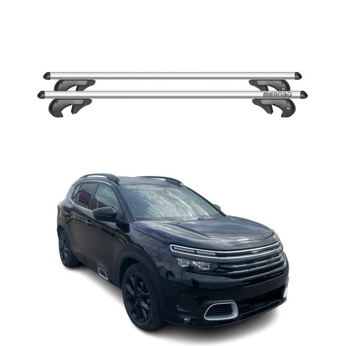 Barres De Toit Transversales Aluminium Pour Kia Stonic 2017-2025 - Capacité 90 Kg, Design Aérodynamique, Gris - 2
