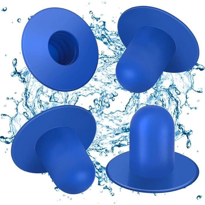 Bouchon pour pompe piscine hors sol - PZCC - Compatible Intex/Bestway - Lot de 4 - PVC - Ø ext. 23 pouces