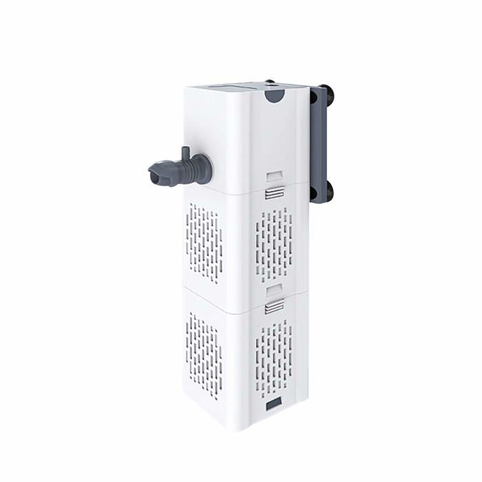 Filtre pour aquarium dintérieur 80-250 L 15 W débit 1000 L/h pompe de filtration interne avec éponges filtrantes