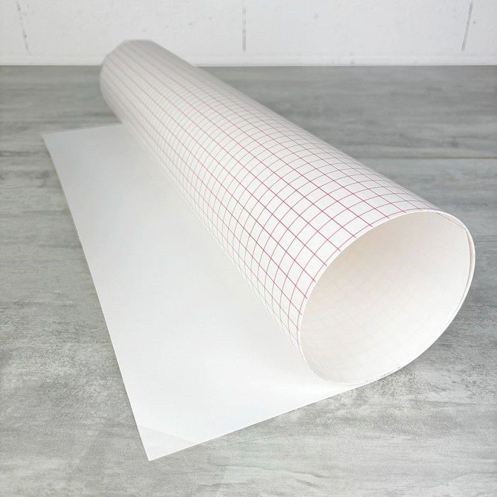 2 mètres x 60 cm Feuille polyphane Blanc adhésive sur 1 face épaisseur 0.30 mm 30/100ème pour abat-jour Lampe