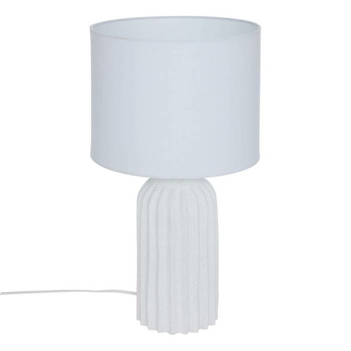 Lampe à poser Fernan blanc H50cm - Atmosphera Créateur dintérieur Lampe à poser Fernan blanc H50cm - Atmosphera Créateur dintérieur