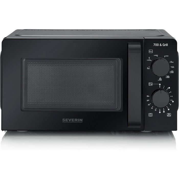 Four micro-ondes avec gril - SUTEO - 19 L - 900W - 9 niveaux de puissance - Minuteur 30 min - Plateau tournant Ø245 cm