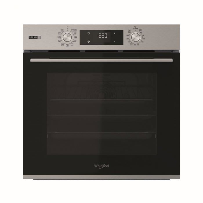 Four encastrable électrique avec vapeur Whirlpool Grill électrique AquaClean hydrolytique 11 modes de chauffage
