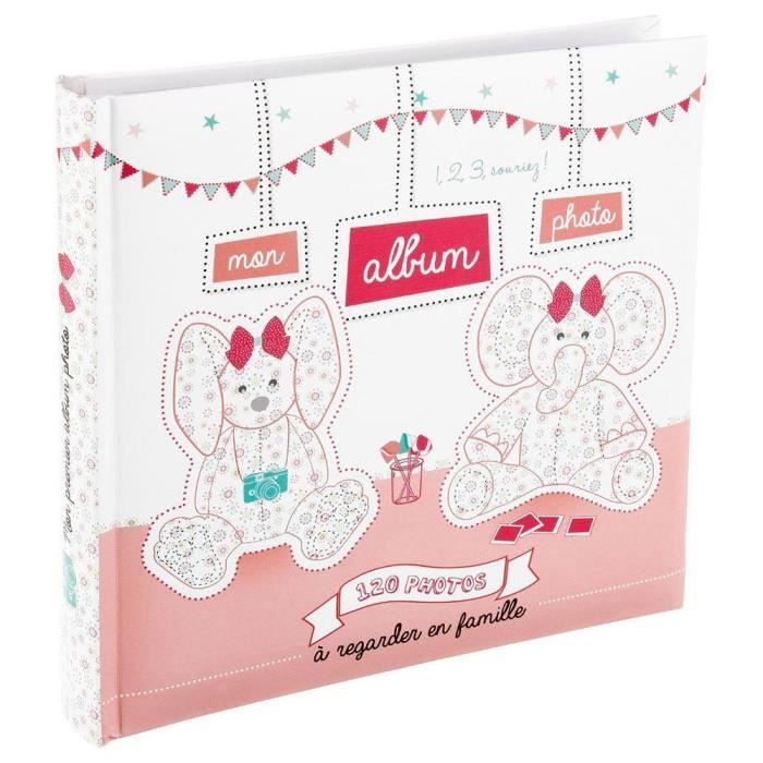 Mon Album Photo De Naissance 1 Photos Fille Cdiscount Puericulture Eveil Bebe