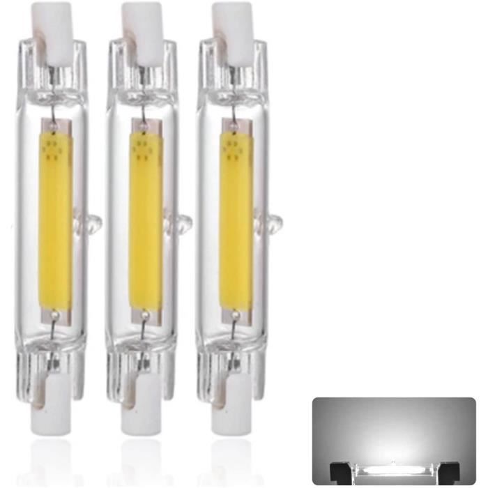 Ampoule LED R7S 78mm 15W Dimmable, Blanc Froid 6000K 1500LM, Linéaire