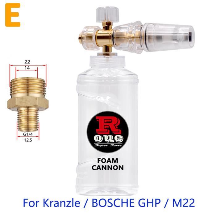 ZONADAH Foam Cannon 3/8" Quick Connector Gun Kit De Pistolet De Lavage De Voiture Haute