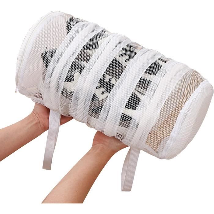 Sacs De Lavage Pour Machine à Laver - Lot De 2, 24x24x40 Cm, Fermeture éclair, Pour Chaussures Et Linge Délicat - 3