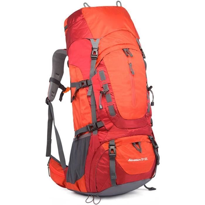 Grand Sac à Dos Extérieur 80L/100L - Idéal pour Randonnée, Camping et Aventures