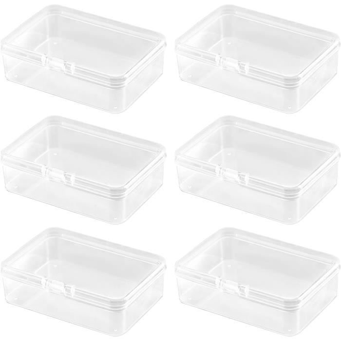 Boîte De Rangement Photo Transparente – 38x31x13 Cm Avec 16 Compartiments – Pour Photos, Cartes, Artisanat