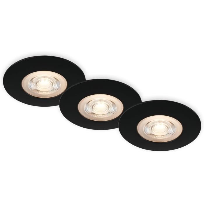 Lot de 5 lampes triangulaires LED pour cuisine - En acier inoxydable Lot de 5 lampes triangulaires LED pour cuisine - En acier inoxydable