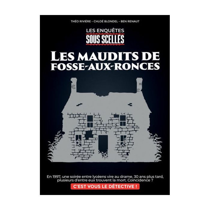 Jeu denquête Enigami Sous Scellés Les Maudits de Fosse-Aux-Ronces Jeu denquête Enigami Sous Scellés Les Maudits de Fosse-Aux-Ronces