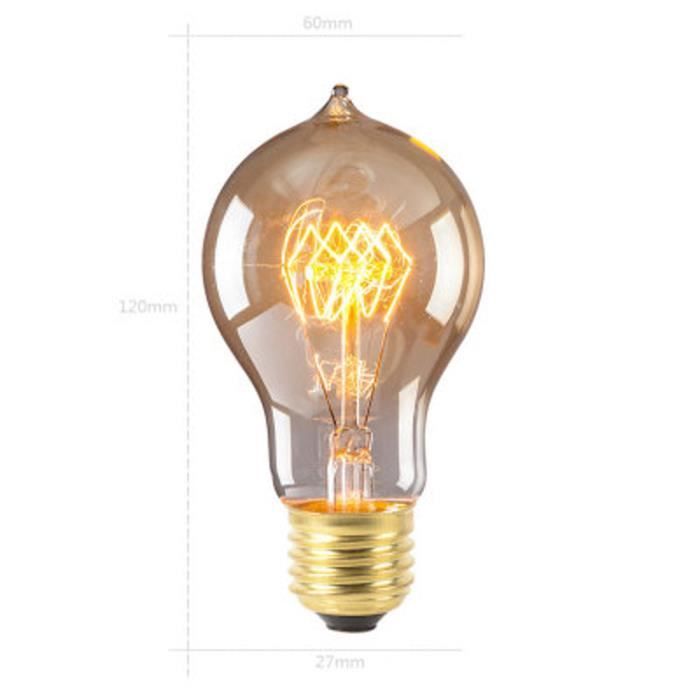 Ampoule Edison Vintage E27, 6 Pièces Ampoule Filament E27 Vintage ST64