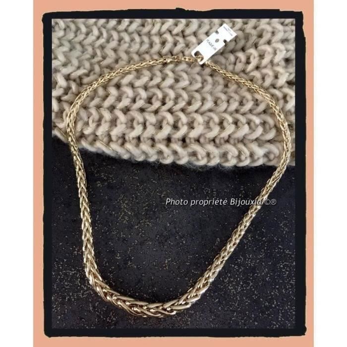 Chaine Or Homme 18 Carat (ct Gros Collier Plaquu00e9 Or Maille